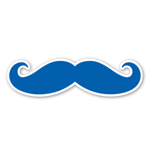 Mustache Blue