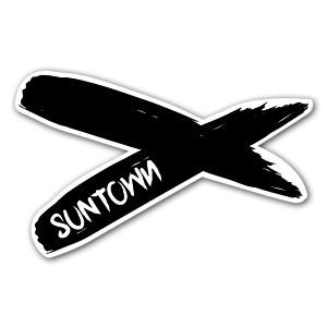 Suntown skate custom stickers