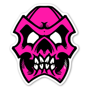 Pink Skull sticker