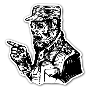 Mr Fidel custom sticker