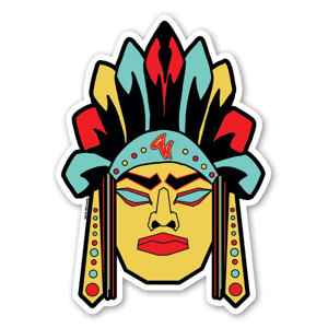 A custom made Geronimo sticker made by The Artist Grimm 