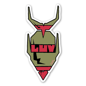 Sticker as the LuvBomv made by Grimm