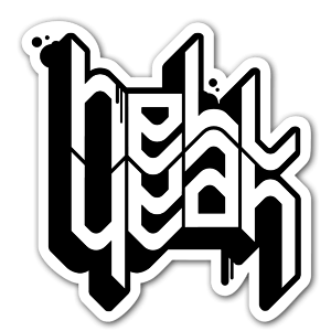 Hell yeah sticker by Shakalwal