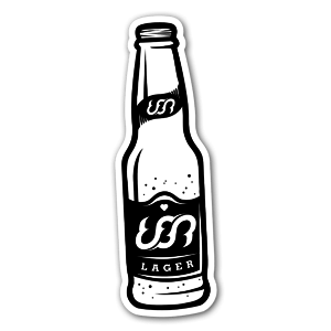 Custom sticker Lager by Schakalwal