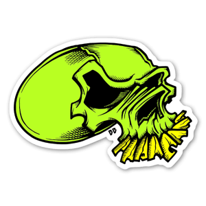 sticker skull by Bobby Brown