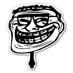 Crazy memes with the happy glasses rage face sticker 