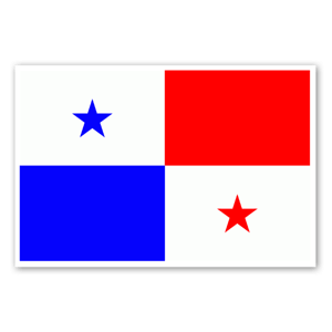 Flag of Panama as stickers 